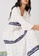 Maje white and navy Maxi Dress With All-Over Embroidery F1460AAD1BBF12GS_4