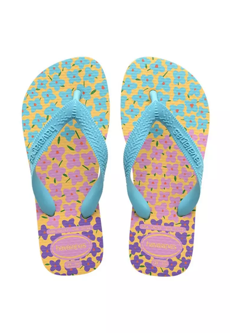 Discount on Havaianas  shoes - SKU: Kids Flores Flip Flops
