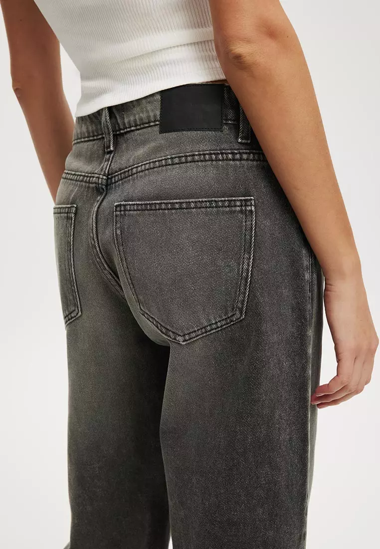 Low Rise Straight Jeans