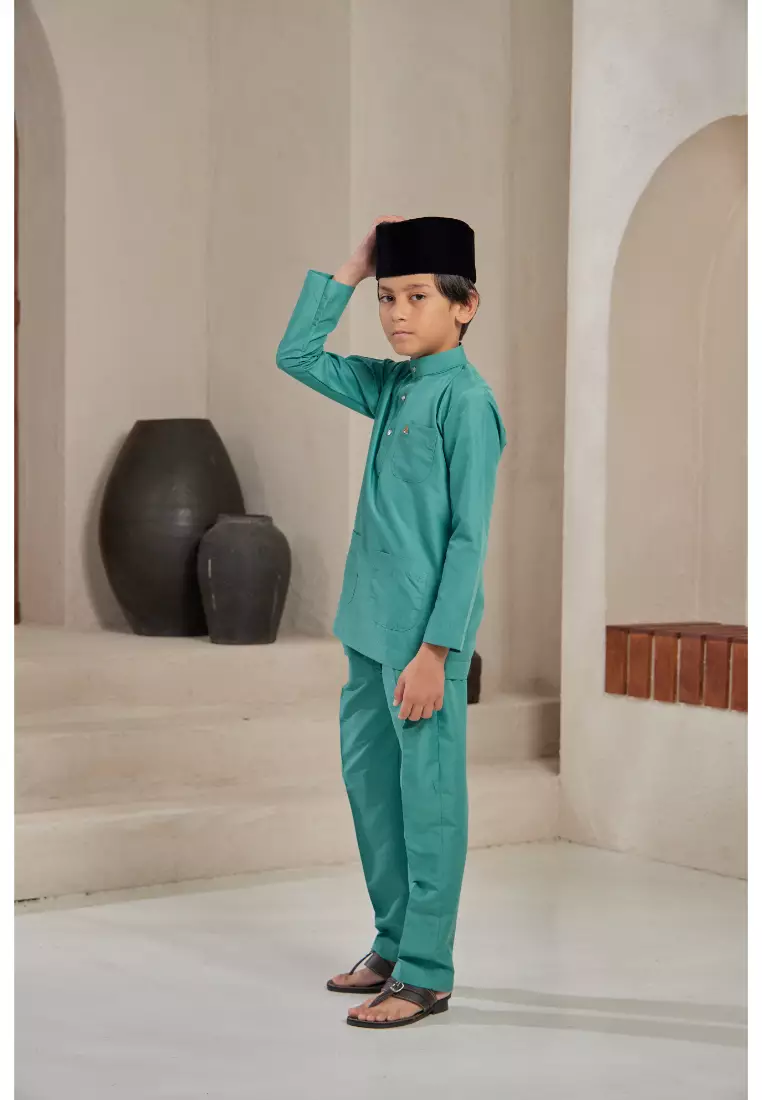 Baju Melayu Moden Cekak Musang for Kids
