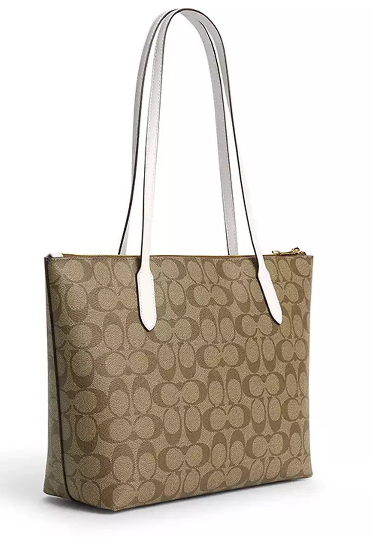 Buy Coach Coach PVC with leather medium size women s one shoulder