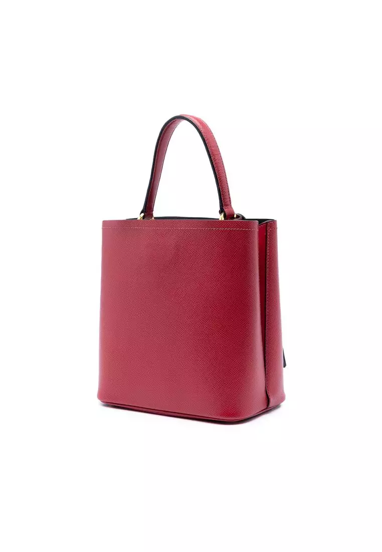 二手 Prada 中 Saffiano Cuir Panier 手提包