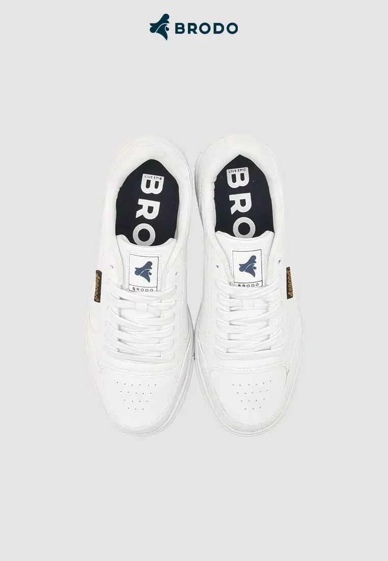 BRODO - Sneakers Calcio All White