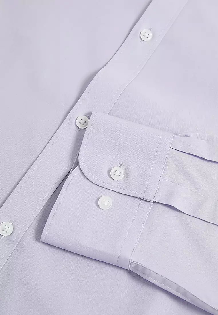 Regular Fit Easy Iron Cotton Blend Shirt