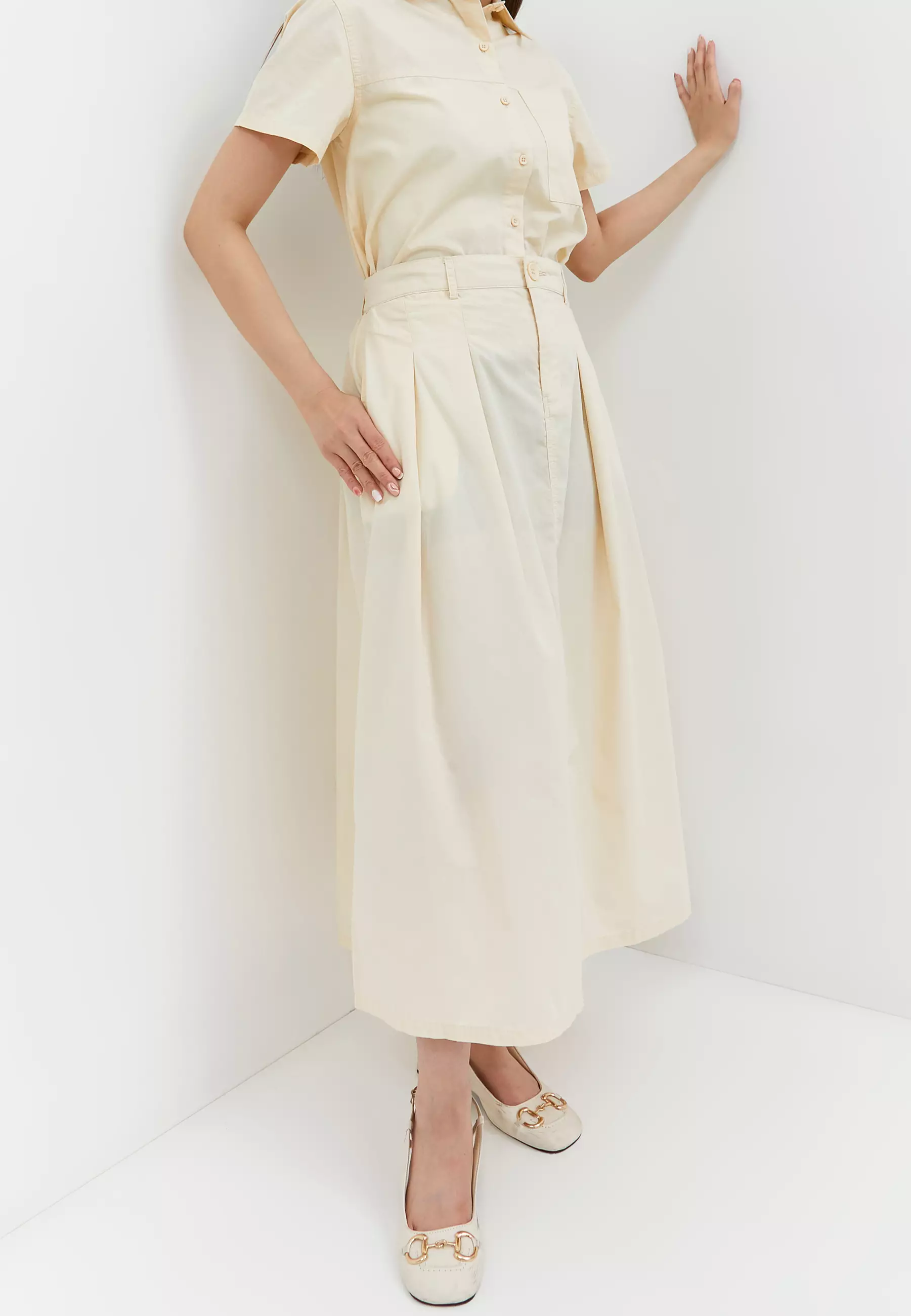 Zaina Cream Skirt (G.2203)