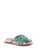 Anacapri 綠色 Slim Flat Sandals 77CDASH3303D96GS_3