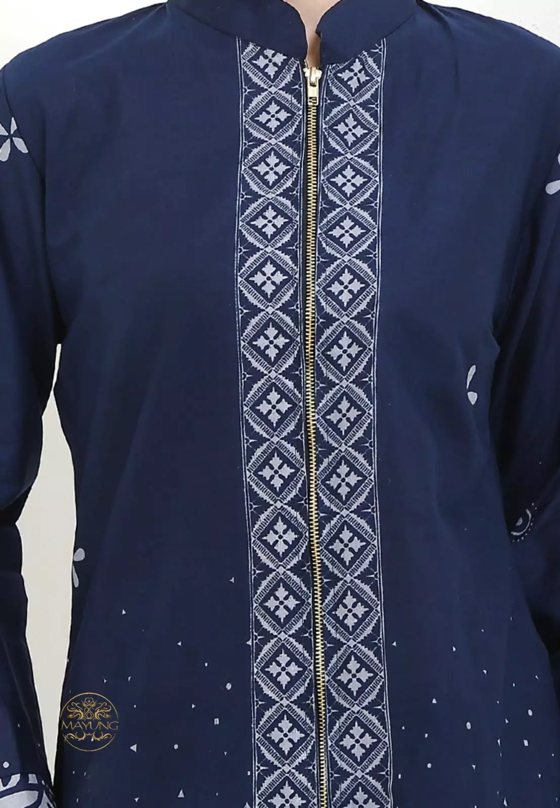 Tunik Batik Sutena Navy Premium NLN