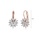 Glamorousky white Fashion Bright Plated Rose Gold Flower Earrings with Cubic Zirconia E4A60AC1360C4EGS_2