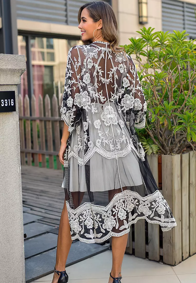 Buy LYCKA LTH4150-European Style Beach Robe-Black 2025 Online | ZALORA