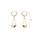 Glamorousky silver 925 Sterling Silver Plated Gold Fashion Temperament Semicircle Geometric Tassel Earrings 35560AC26B5F92GS_2