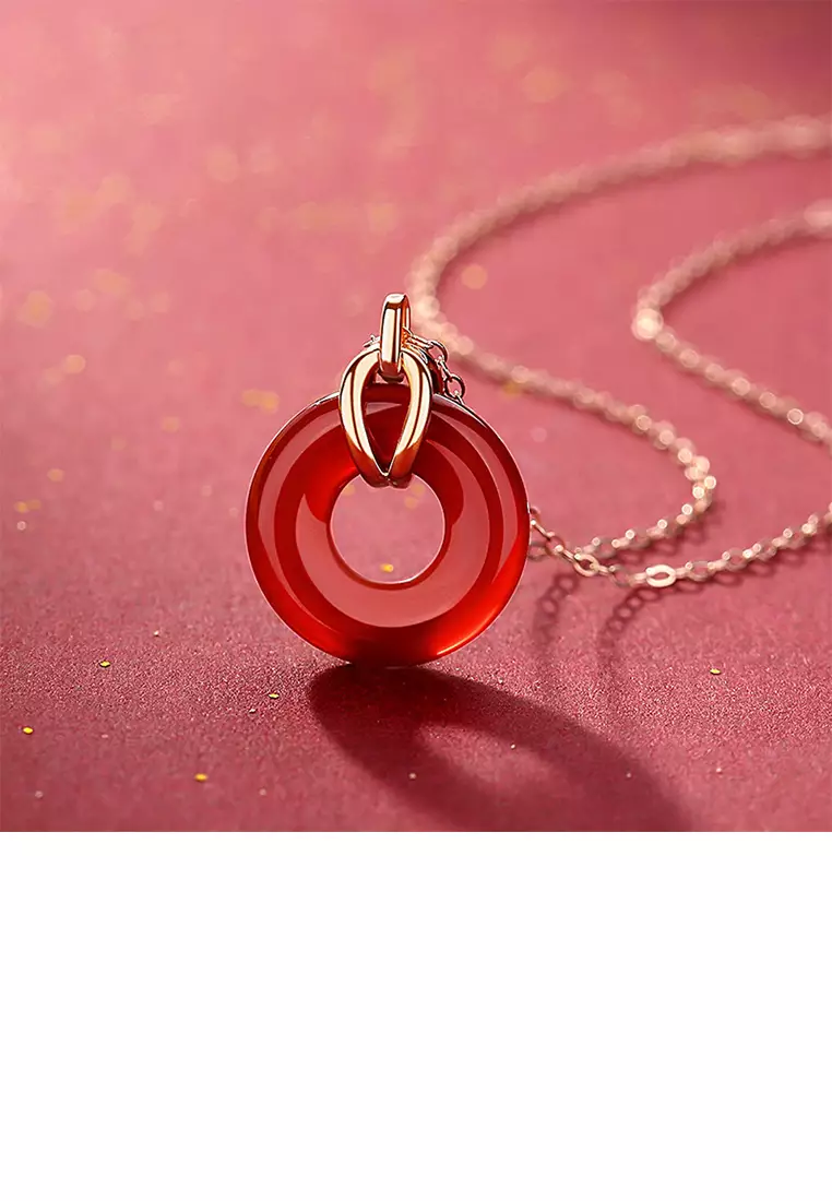 Vintage agate necklace discount