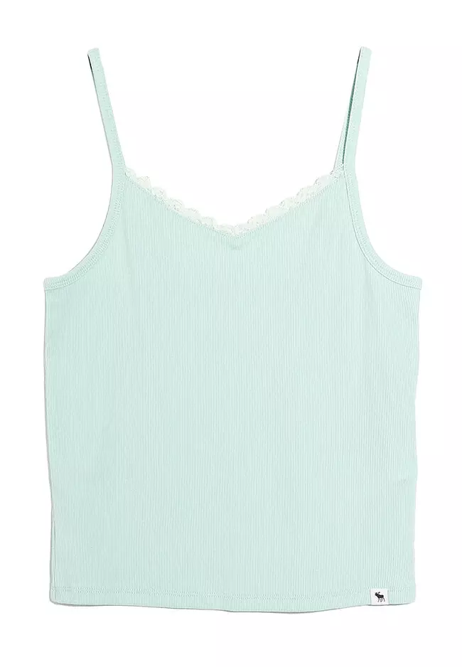 Buy Abercrombie & Fitch Rib Lace Cami Top 2023 Online | ZALORA Philippines