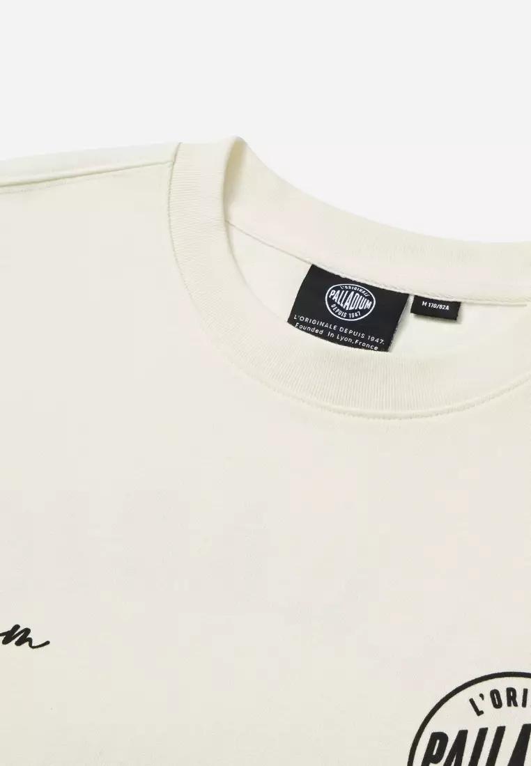 MEN'S VINTAGE PALLADIUM LOGO LOOSE FIT COTTON T-SHIRT