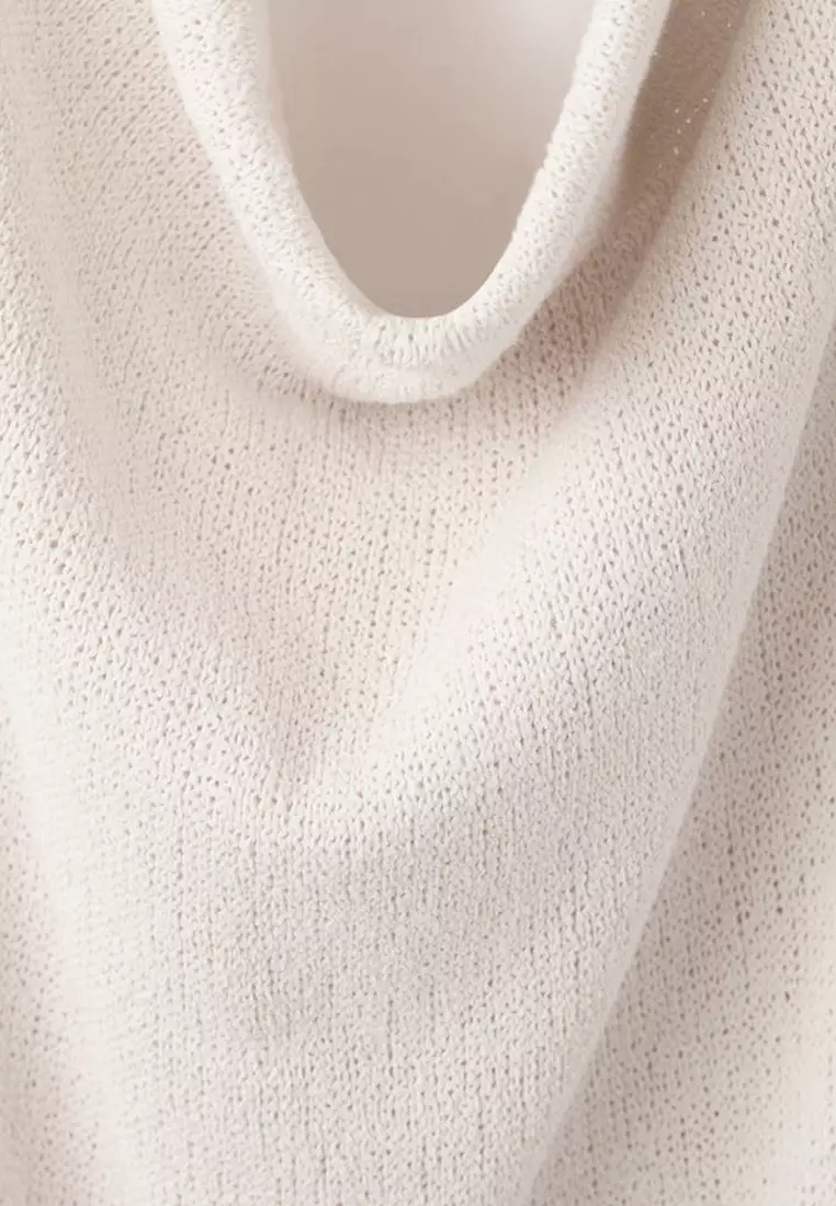 Halter Knit Dress with Belt