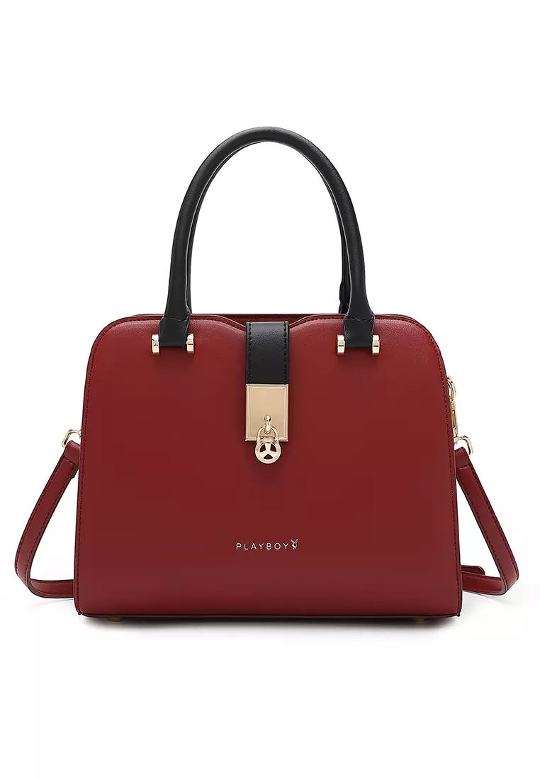 Women s Top Handle Bag Sling Bag Shoulder Bag Red