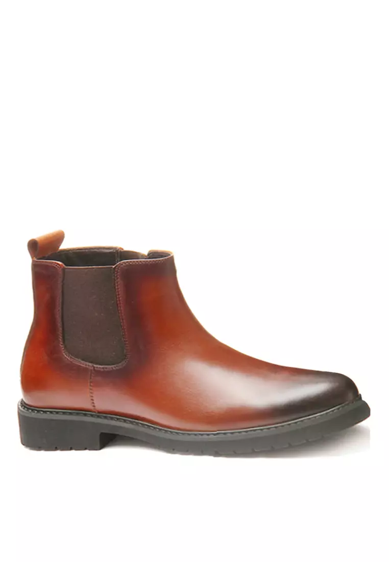 Vintage first layer cowhide Chelsea boots