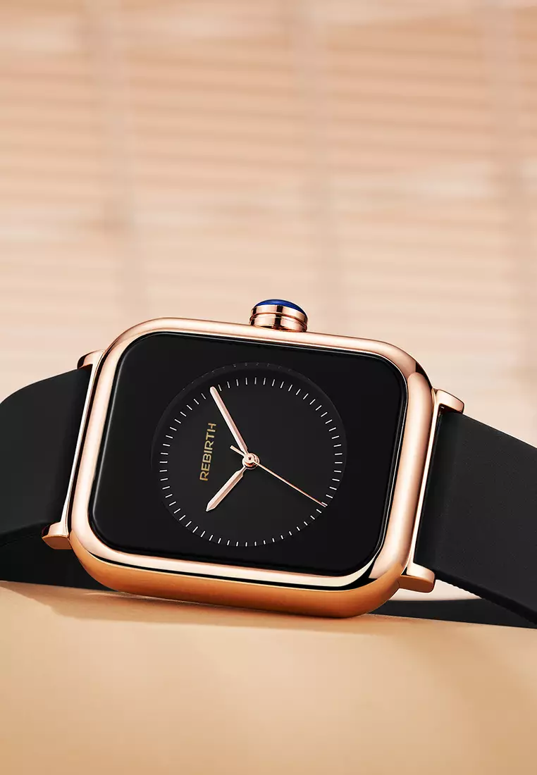 jam tangan wanita tali silikon tahan air kuarsa atas bisnis jam tangan cewek