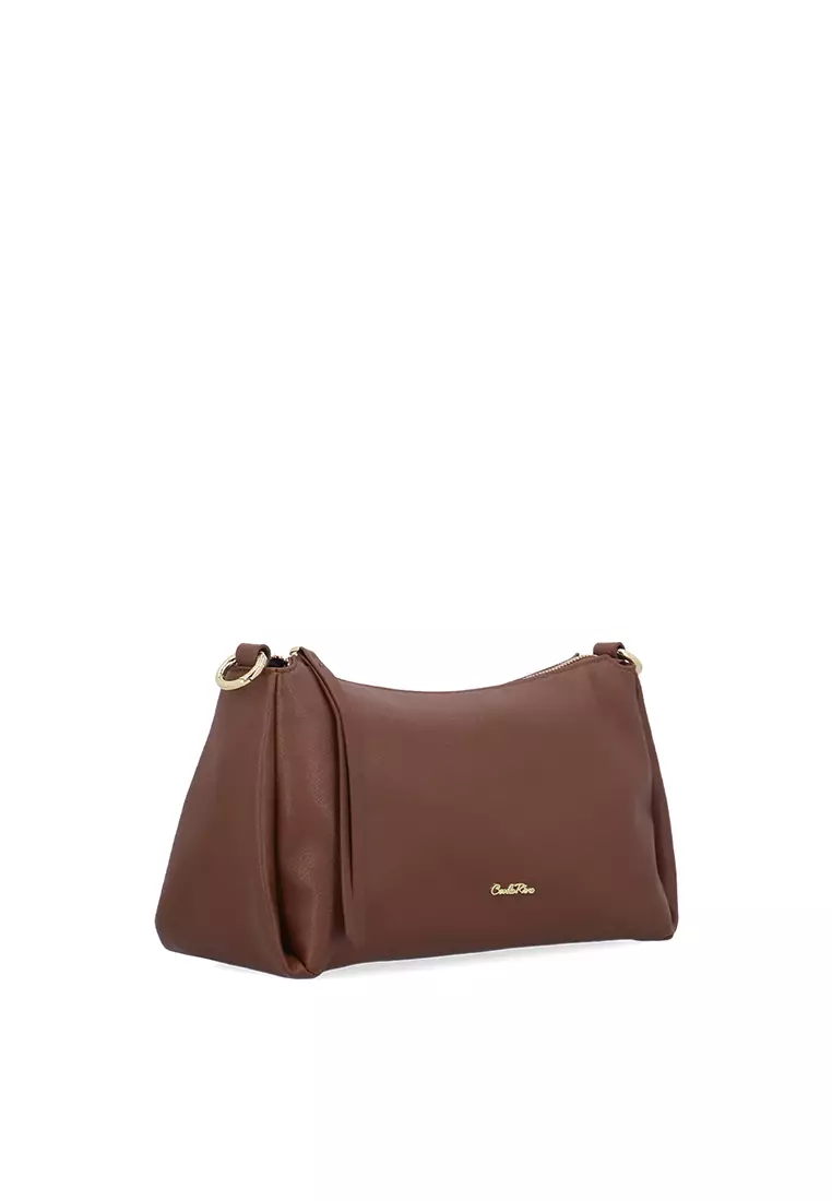Nora Longline Crossbody Bag - Brown