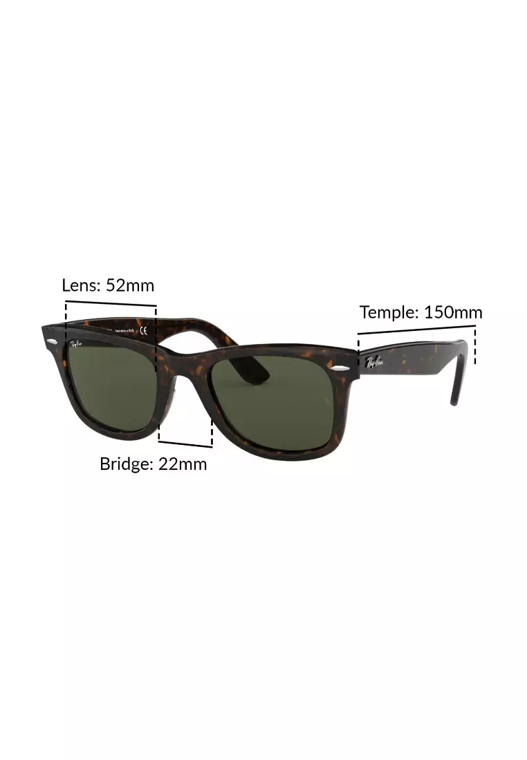 Buy Ray-Ban Wayfarer / RB2140F 902 / Unisex Full Fitting