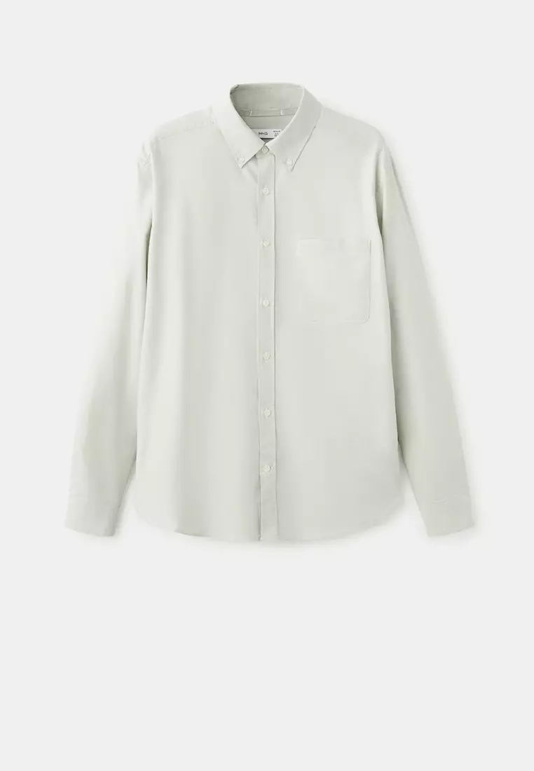 100% Cotton Regular Fit Lightweight Oxford Shirt
