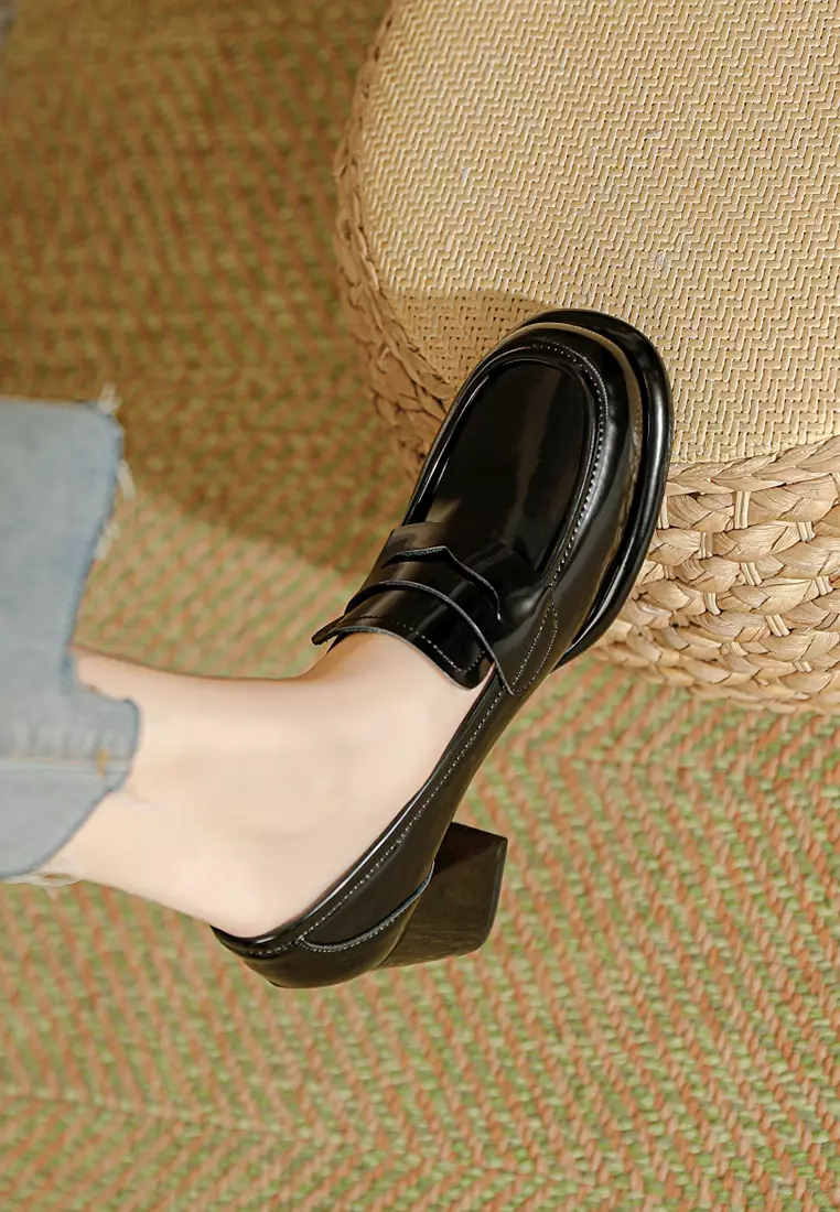 7CM Penny Patent Leather Loafers TE103-3