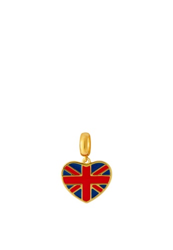 TOMEI gold [TOMEI Online Exclusive] Little London Charm of the Union Jack Pride, Yellow Gold 916 (TM-YG0809P-EC) (1.93G) 121B7AC8756465GS_1