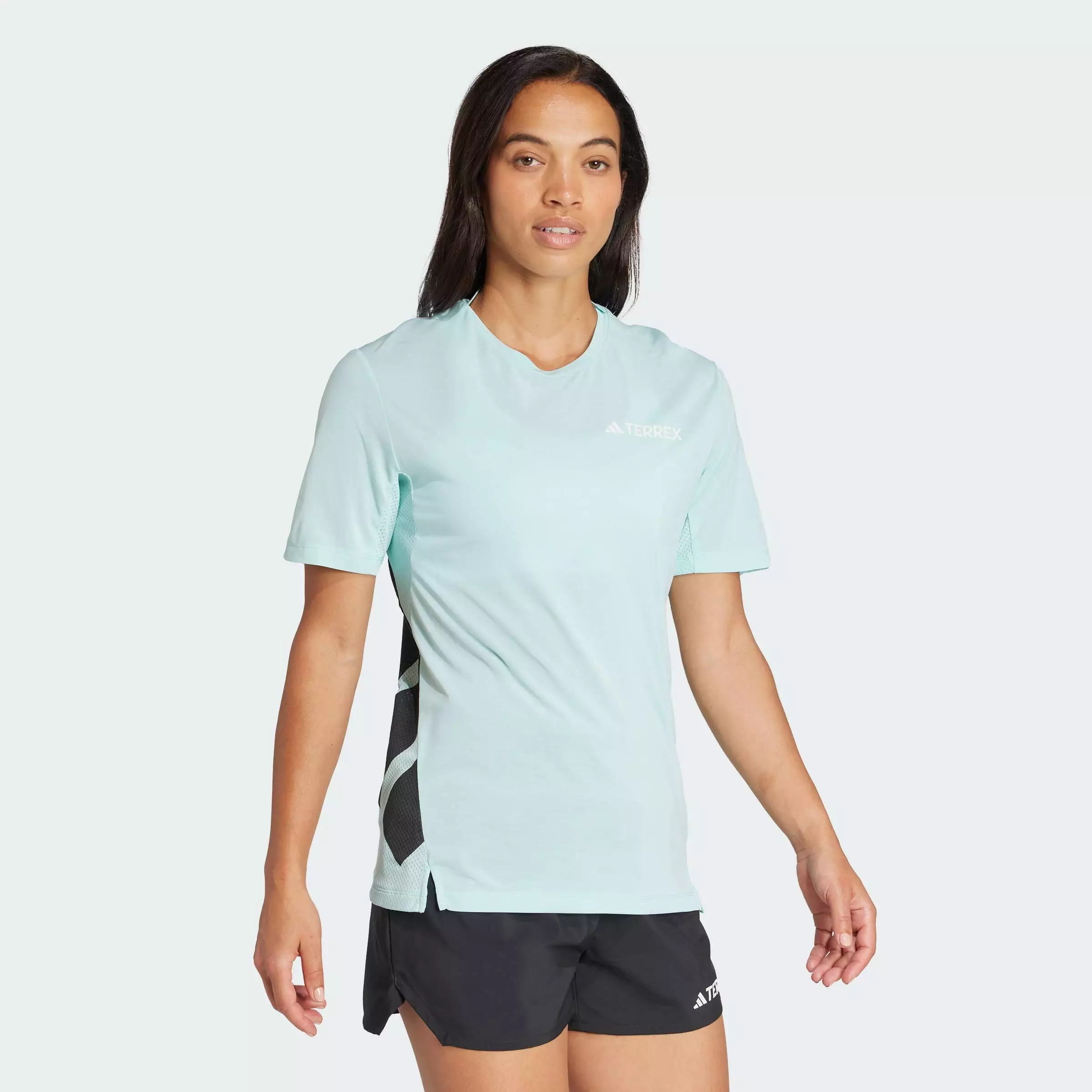 Hiking Terrex Xperior Climacool+ Tee Women Turquoise JN3878