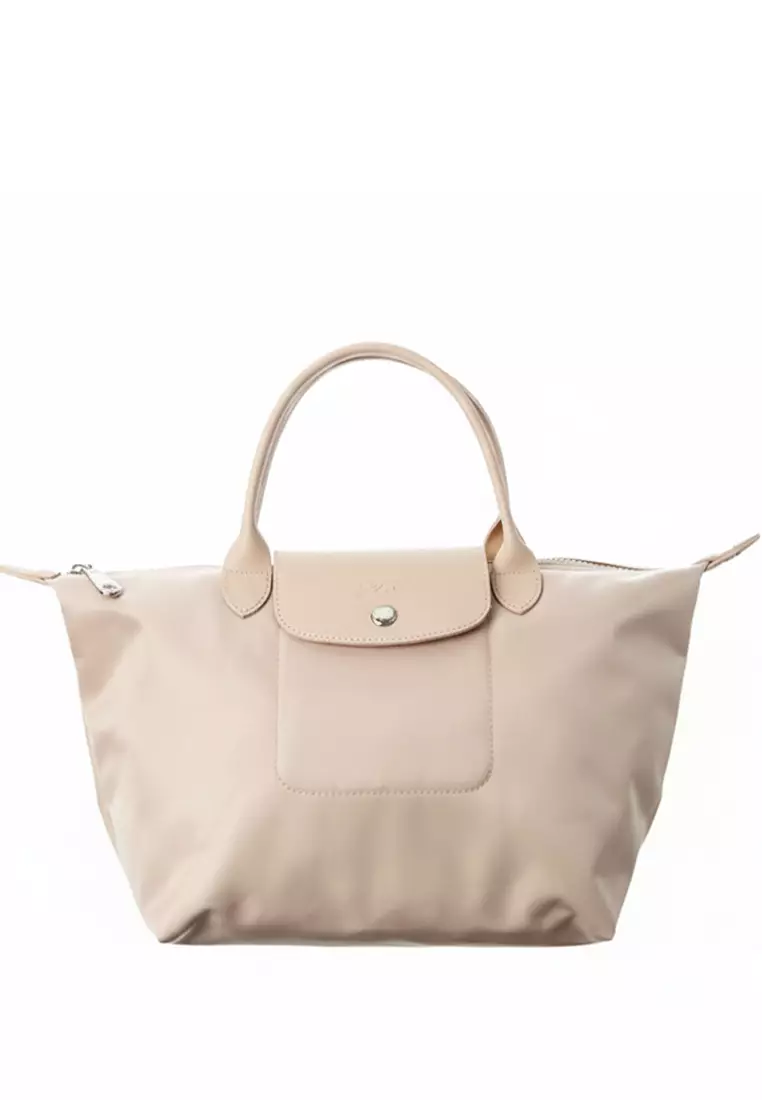 Buy LONGCHAMP Le Pliage Neo Medium Top Handle Handbag - Cream