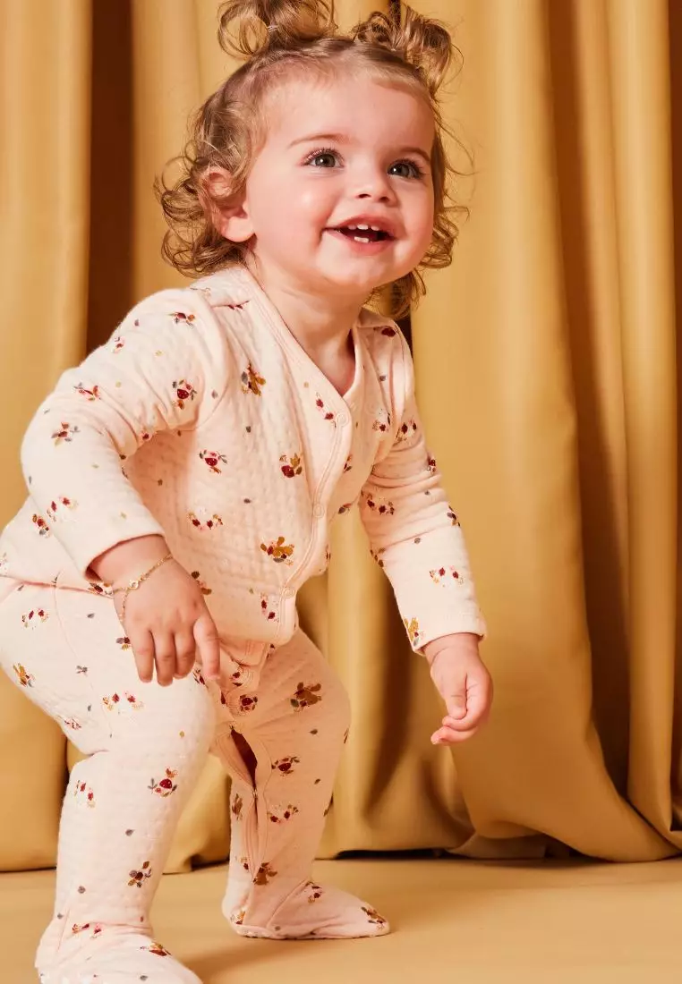 Nude animal printed tubic Sleepsuit