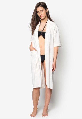 Cream Swim Robe, 服飾, 泳褲及沙灘esprit outlet 台灣造型
