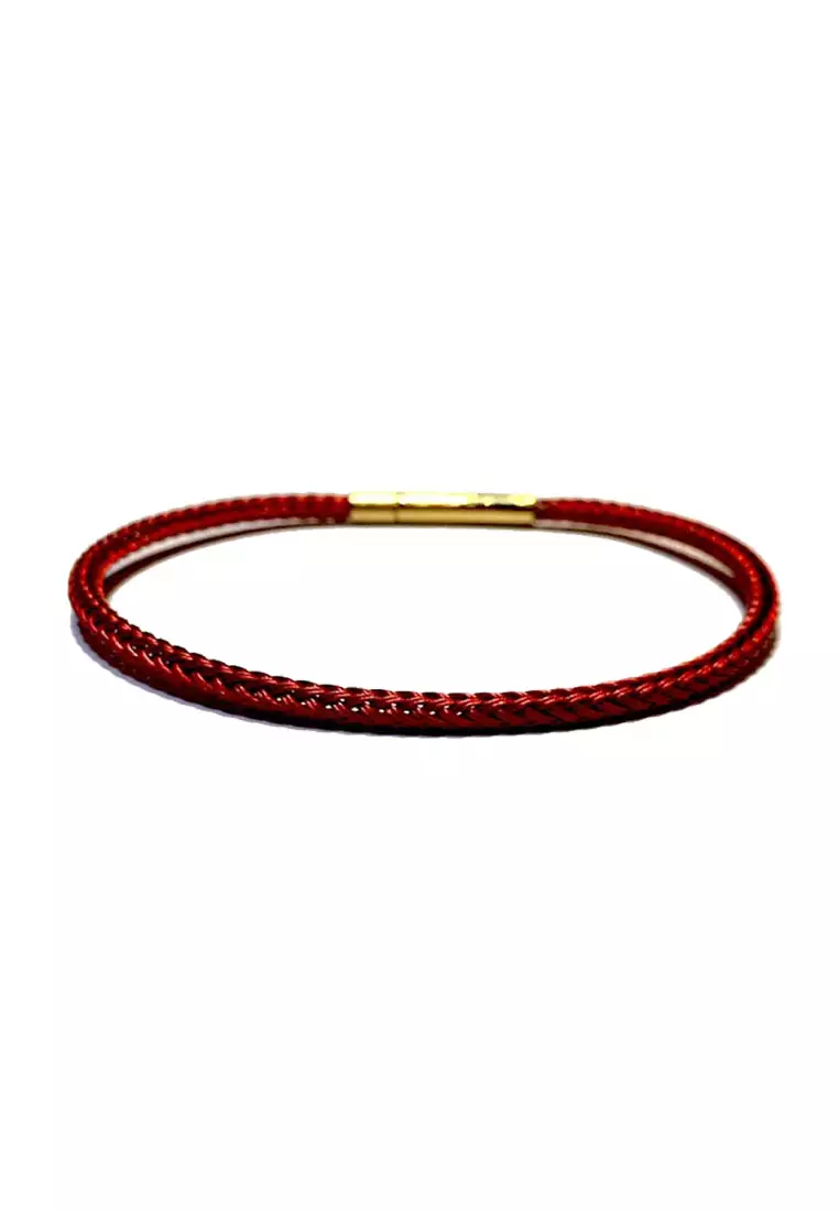 Buy LITZ LITZ Steel Rope Bracelet 3mm BR05red 2024