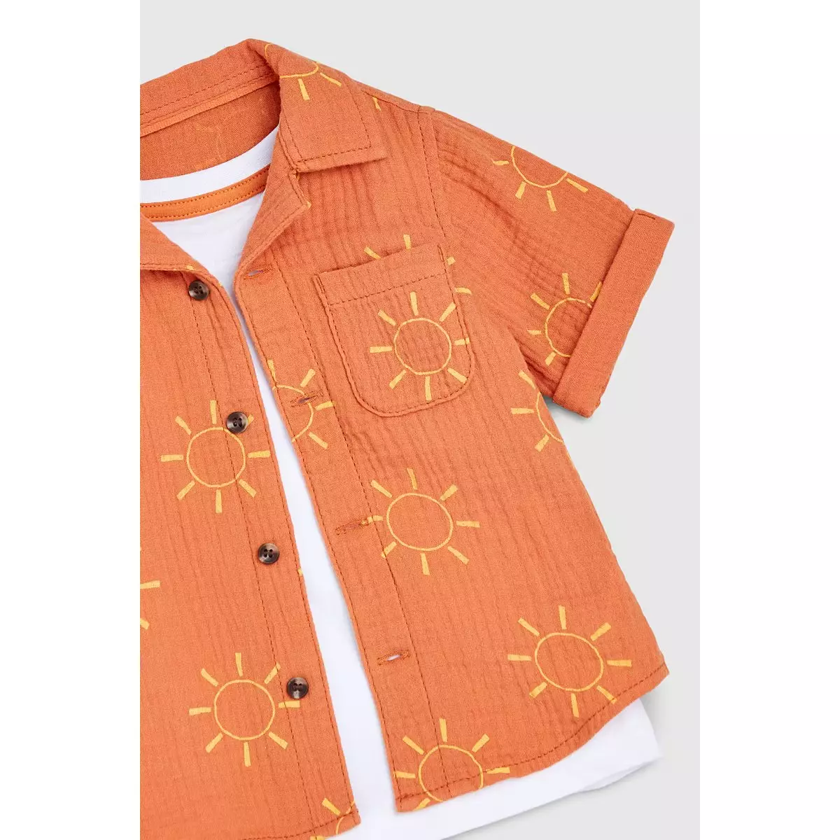 Mothercare Shirt, T-Shirt and Shorts Set - Set Pakaian Bayi Laki-laki (Multi)