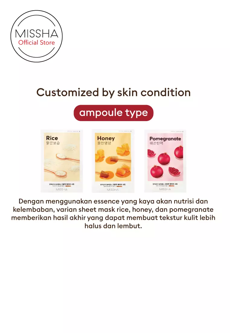 MISSHA Airy Fit Sheet Mask (Green Tea)