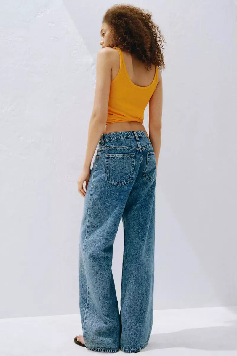 Wide High Jeans