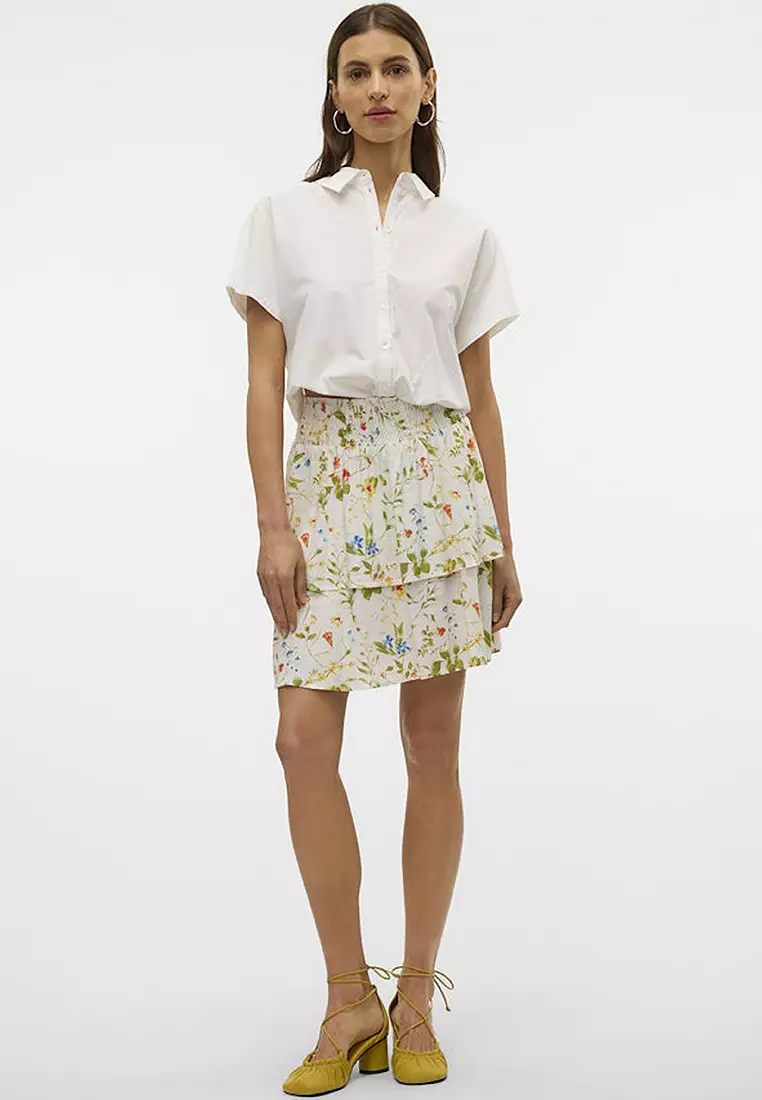 Buy Vero Moda Floral Easy Joy Skater Skirt 2025 Online ZALORA