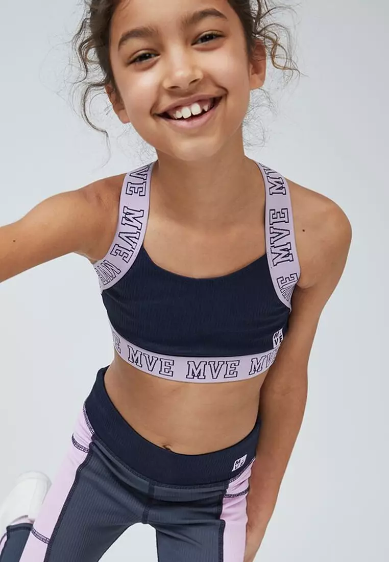 Tommy Hilfiger Little & Big Girls 2-Pk. Heart Flag Cropped Bra