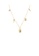 Glamorousky white 925 Sterling Silver Plated Gold Fashion Simple Lock Key Pendant with Cubic Zirconia and Necklace 1E8B6AC55F965BGS_1