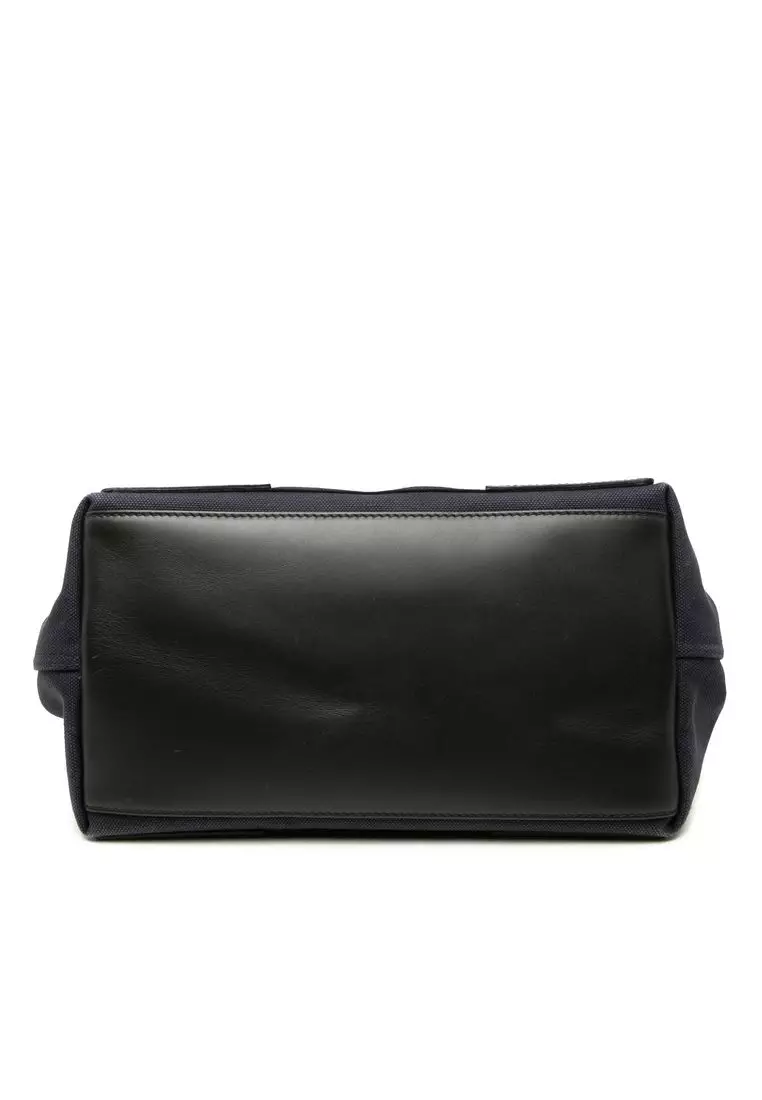 Pre-Loved Balenciaga Canvas Navy Cabas Tote S