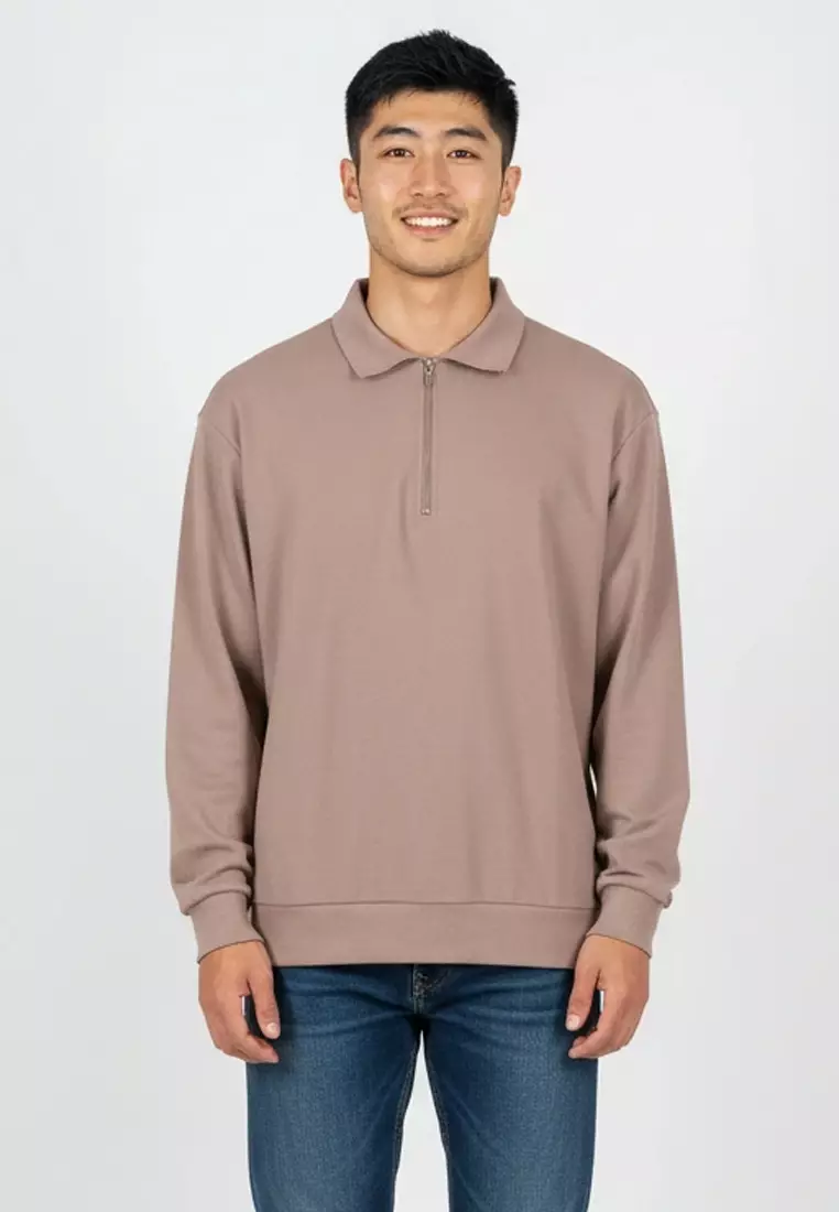 Albie Quarter Zip Pullover Sweater