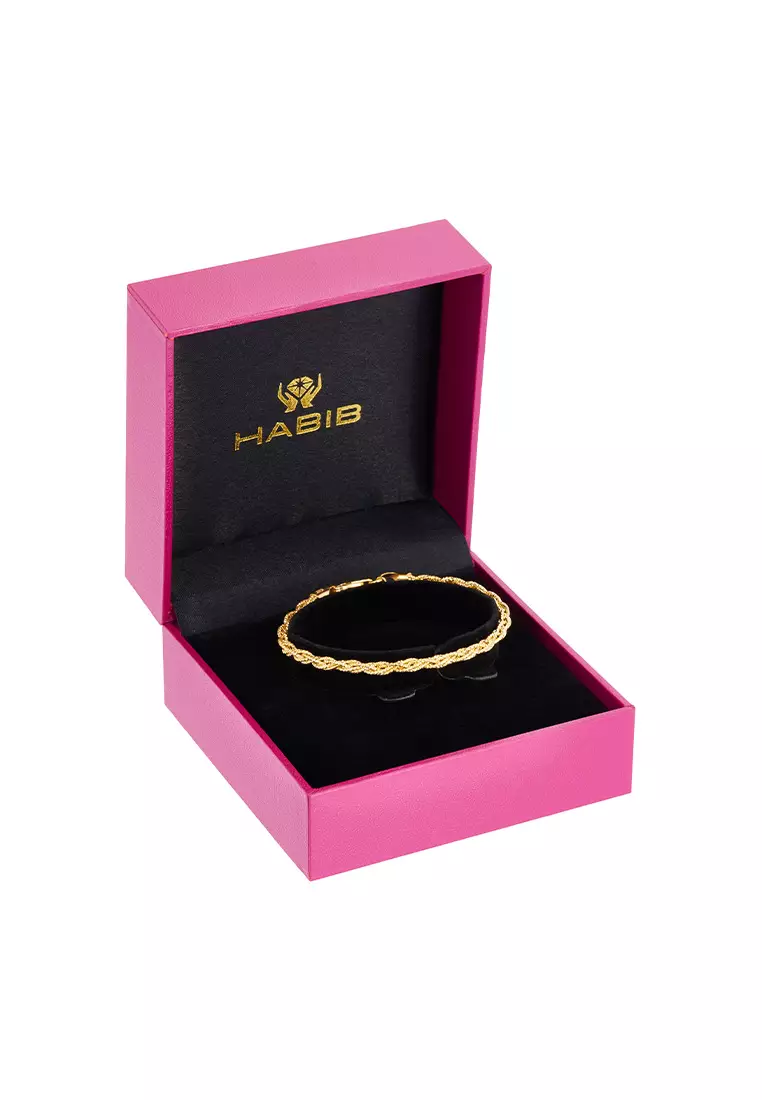 HABIB 925 Silver Bracelet 13 R T0016 6X(W)