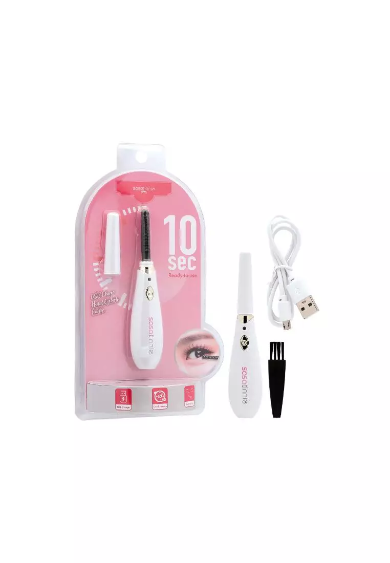 SASATINNIE USB Charge Heat Eyelash Curler 1piece