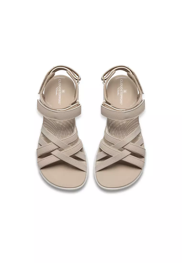 Womens Mira Shore Strappy Sandals - Sand