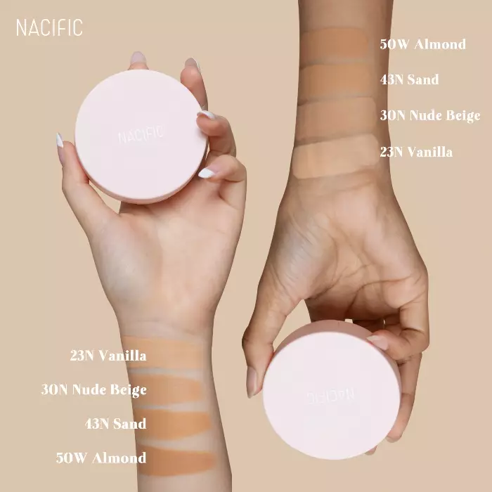 Nacific Secret Mood Velvet Cushion - 23N Vanilla