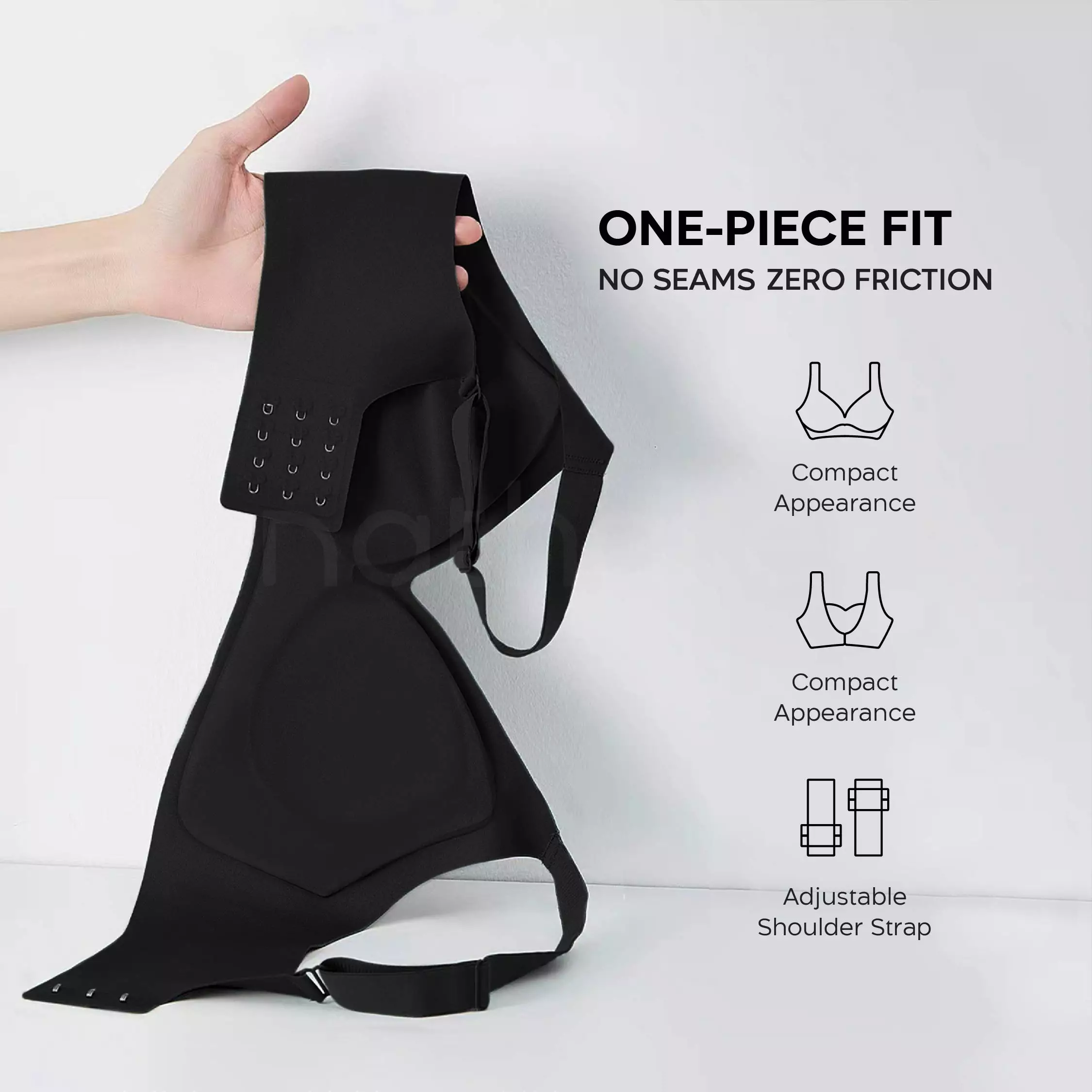 Nathalie Fixed Cup Seamless Bra NTB 3473 - Putih