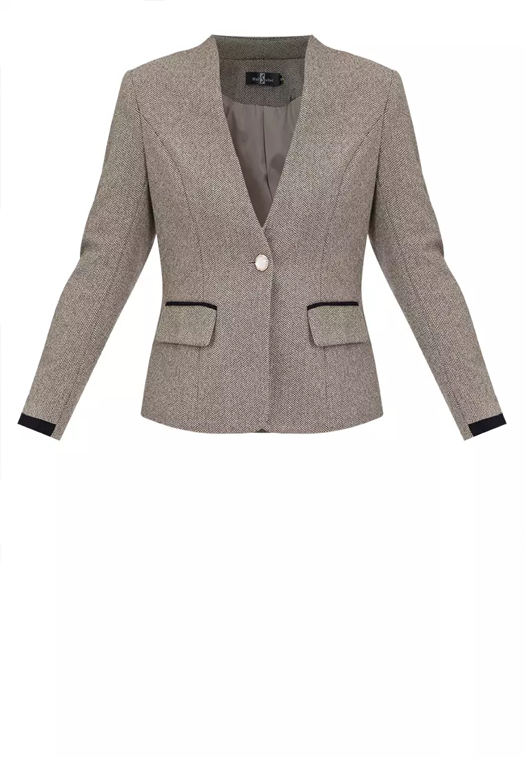 Herringbone Blazer