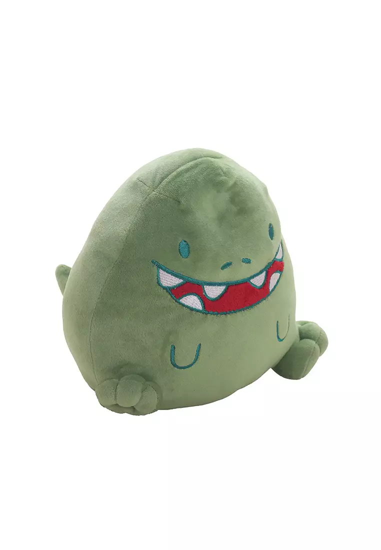 Boneka Binatang Animal Plush Onimals Dino Rexy Hijau 18x21 cm