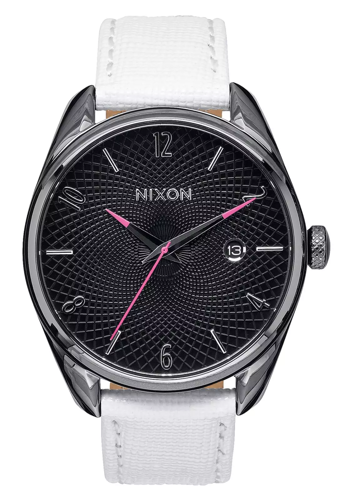 Jual Nixon BULLET LEATHER GUNMETAL/WHITE Original 2026 | ZALORA