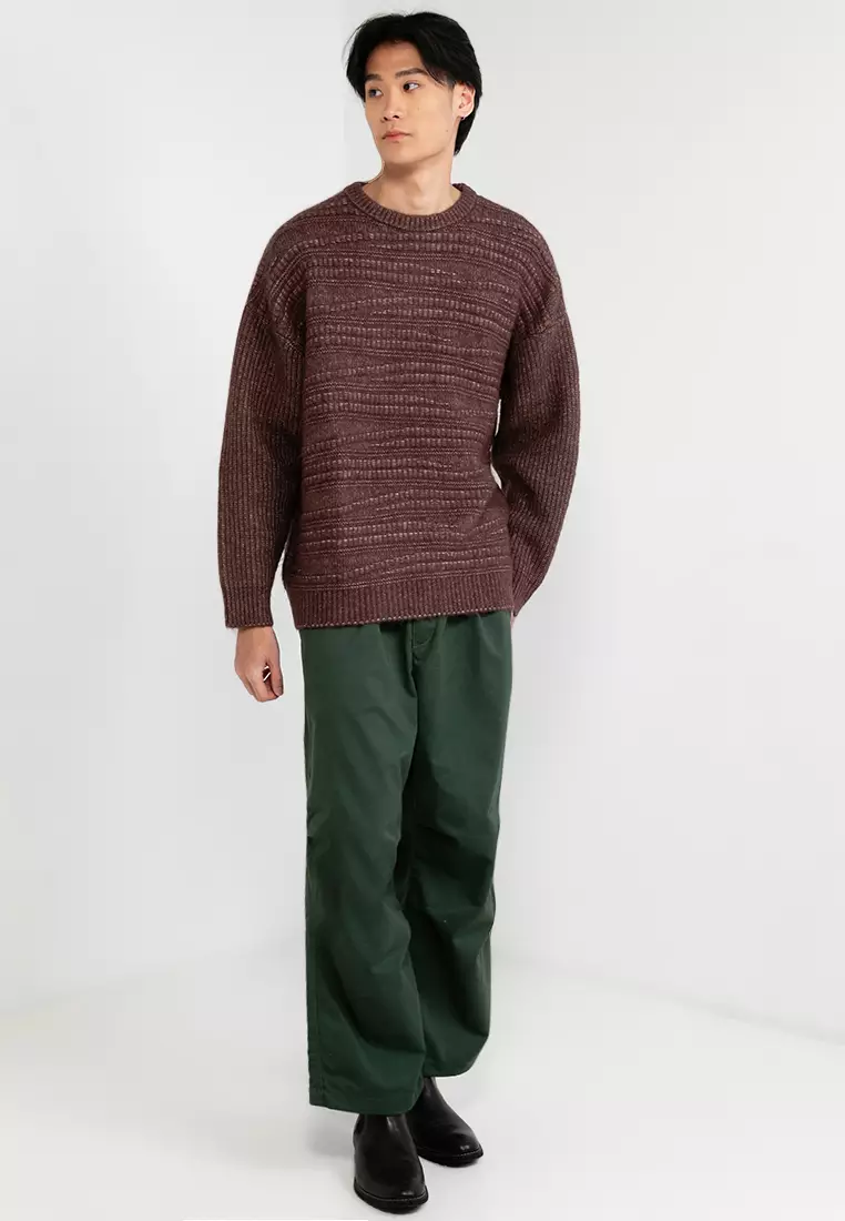 雪地寬鬆闊腿褲