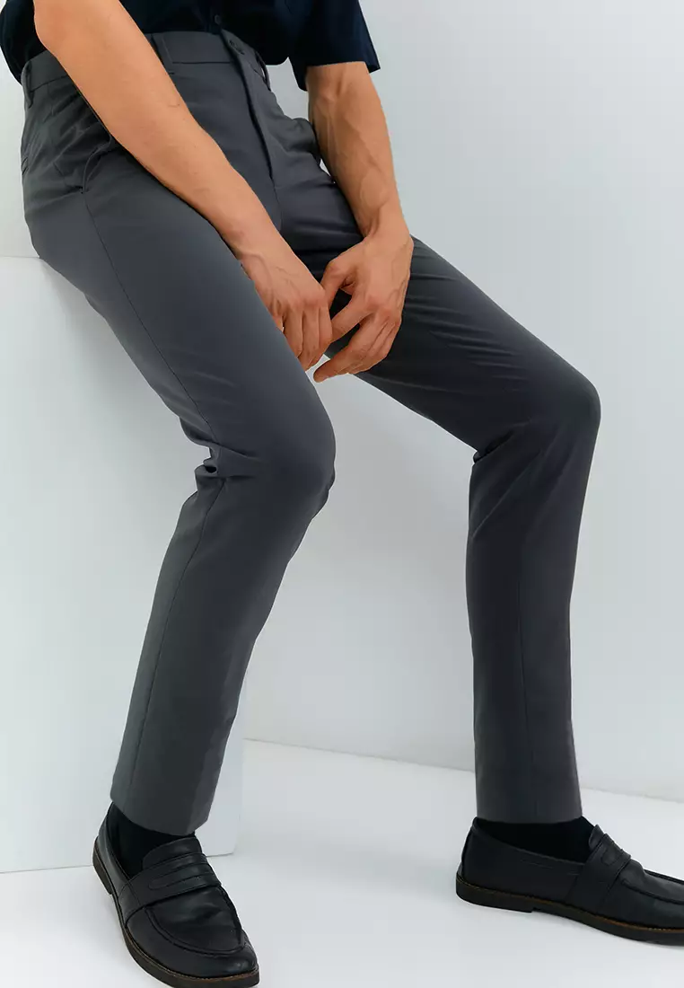 Jobb San Moritz Celana Panjang Modern Slim Fit Dark Grey