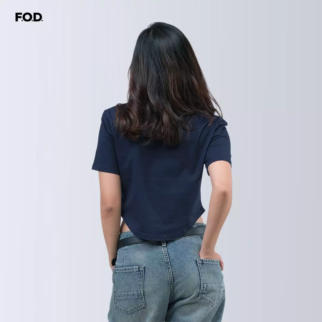 Kaos Wanita Shua Navy